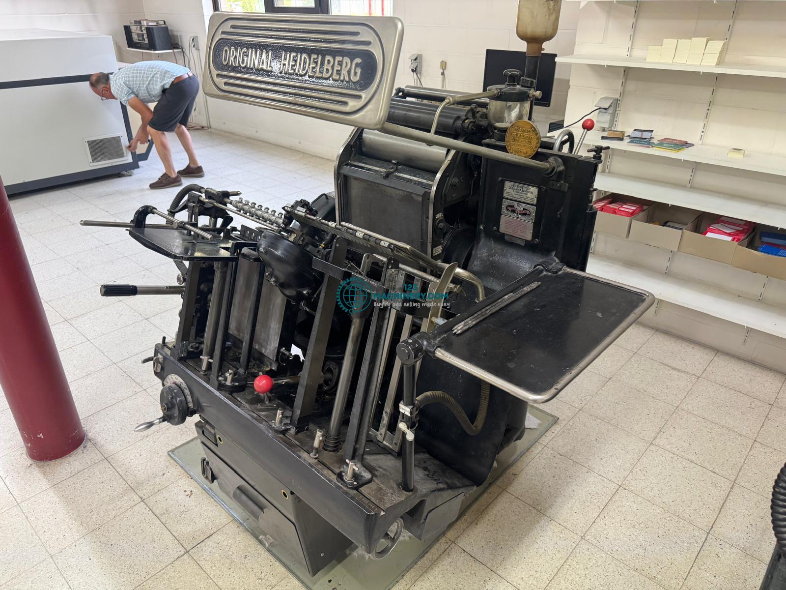 Heidelberg A4 platen